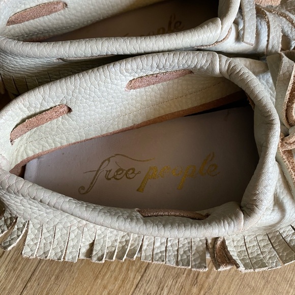 Free People Fringed Leather Moccasins - Picture 10 of 16